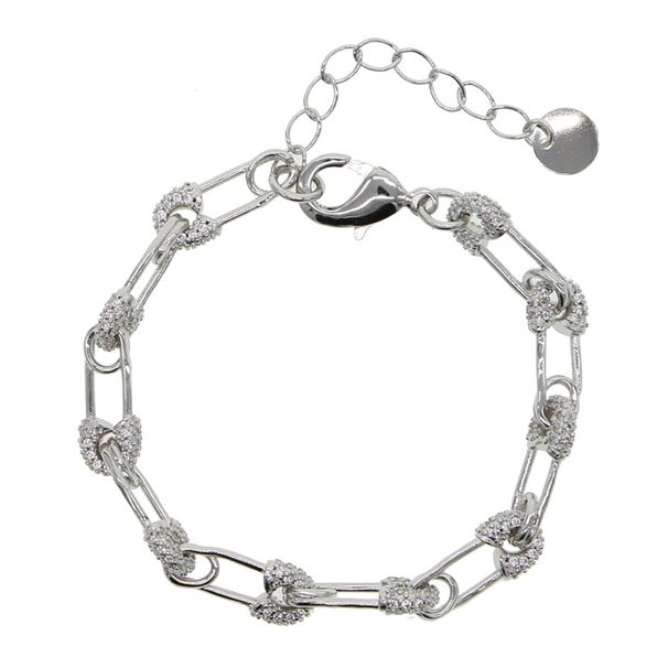 New Style Pin Zircon Bracelet Hip Hop Fashion Trend Ladies Micro Inlaid Zircon Bracelet Jewelry_ipsvogv.com