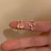 Super Immortal Double Layer Love Zircon Ring for Female Ins, Small and Unique, High Grade Feeling_ipsvogv.com