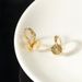 Stud Sterg Sier Tassel Sequin Design Ear Buckle Light Autumn And Winter Niche Ins Earrings Women's High-end Jewelry_ipsvogv.com