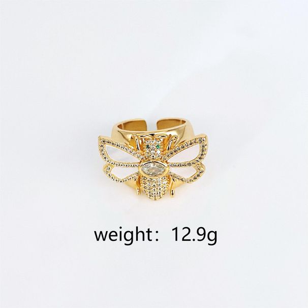 Jewelry Fashion Inlaid With Diamond White Shell Little Bee Bracelet Wide Surface Carving Exquisite Texture Handmade For_ipsvogv.com