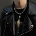 Titanium Steel Pendant, Cuban Chain, Men's Trendy And Niche Design, Double-layer Hip-hop Necklace, Hoodie Chain_ipsvogv.com