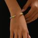 2024 New Women's Colored Diamond with Adjustable Openings for a Small, High end Design and Versatile Bracelet_ipsvogv.com