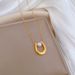 Full Body 【 Titanium Steel 】 U-Shaped Pearl Personality Extremely Simple Wind Furnace Real Gold Necklace For Women 【 】_ipsvogv.com