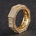 Men's Jewelry Hip Hop New Zircon Micro Inlaid Ring Domineering Men's Diamond Ring Hip Hop Accessories_ipsvogv.com