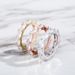 New Square Zircon Ring Real Gold Electroplating Hip Hop Simple Ring Jewelry Bling-Bling_ipsvogv.com