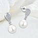 Zircon Sterg Sier 10mm Pearl Earrings Female Jewelry_ipsvogv.com