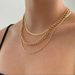 Spot simple choker snake bone short necklace cold style multi layer stacking clavicle chain blade chain_ipsvogv.com