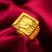 Shajin Men's Hair Large Open Ring Color Hand Gold Jewelry Necklace Live Broadcast_ipsvogv.com