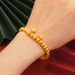 Vietnamese Sand Chinese Style Two Generations Joyful Pendant Bracelet Ancient Method Good Luck Small Gold Beads Lotus_ipsvogv.com