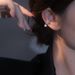 Fashionable temperament three rings inlaid with round ball bone clip, versatile zircon without hole ear clip for women_ipsvogv.com