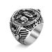 Men's Jewelry Stainless Steel Ring Portrait Pharaoh Anubis Mythical Beast Personality Jewelry Punk Style Ring_ipsvogv.com