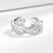 Baolaixing New Luxury Full Ladder Square Zircon Women's Diamond Solid Versatile Personalized Ring_ipsvogv.com