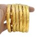8mm Vietnamese Sand Gold Bracelet Vacuum Plated Color Preserving Women's Fashion Simple Gift Jewelry_ipsvogv.com