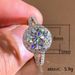 Cao Shi Live Broadcast Classic Micro Set Zircon Round Wrap Female Flash Diamond Heart Eight Arrow Wedding Ring_ipsvogv.com
