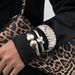 Ins Style Metal Knot Smooth Surface Bracelet Personalized Pleated Corrugated Spring Buckle Bracelet_ipsvogv.com