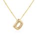Hit 26 Letter Necklace Stainless Steel Chubby Bubble Letter English Necklace_ipsvogv.com
