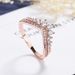Recommends Pan's Same Style 925 Silver Diamond Platinum Rose Gold Shiny Princess Wish Ring Ring Female_ipsvogv.com