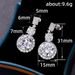 Cao Shi's Domineering Style, Round And Super Sparkling French Style Banquet Light Luxury Earrings, Classic Jewelry_ipsvogv.com