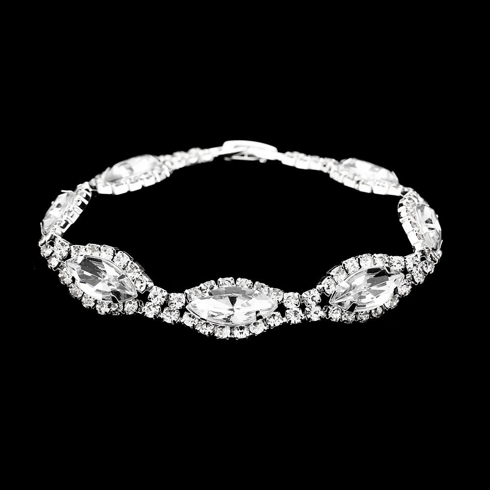 Unisex Full Diamond Crystal Bracelet Exquisite Luxury Fashion Simple Diamond Bracelet_ipsvogv.com