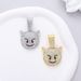 Hip Hop Personality Cat Head Pendant Rap Niche Full Diamond Environmentally Friendly Alloy Animal Jewelry Cuban Chain_ipsvogv.com