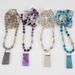 Agate Pendant 8mm Agate Stone Natural Semi Precious Stone Glass Crystal Sweater Chain Necklace Women_ipsvogv.com