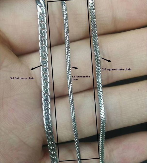 Cold Style Simple Temperament Titanium Steel Trend Hip Hop Personality Necklace Short Thin Chain Men And Women Square Snake Chain Clavicle Necklace_ipsvogv.com