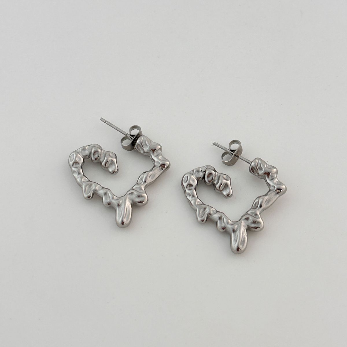 Women’s Jewelry Set Fashion Titanium Steel Retro Peach Heart Leather Rope Chain Necklace Earrings Set_ipsvogv.com