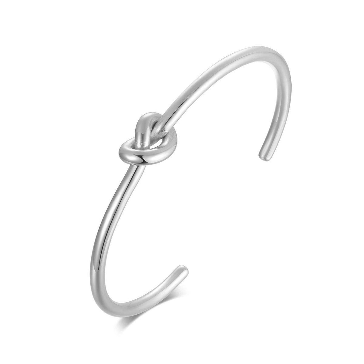 Women's Jewelry Stainless Steel Open Knotted Bracelets Fashion Bracelets Cross Border Jewelry Style Simple Jewelry_ipsvogv.com