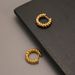 Women's Jewelry 14K Real Gold Twist U Shaped Hoop Earrings Temperament Versatile Brass Earrings_ipsvogv.com
