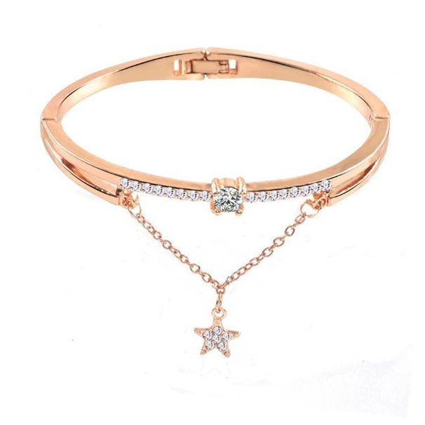Hot selling pentagram diamond bracelet Fashion crystal bracelet women's gift_ipsvogv.com