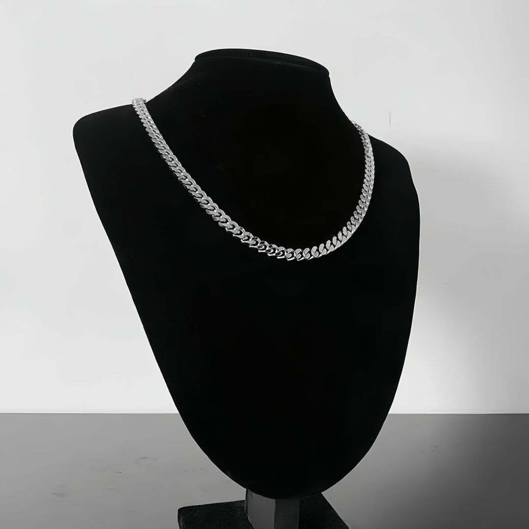 Mens Necklaces Chains Stainless Steel Black Gold Sier Color Necklace For Men Women Curb Cuban Jewelry 3/5/7/9/11mm_ipsvogv.com