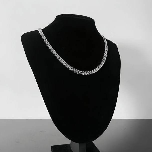 Mens Necklaces Chains Stainless Steel Black Gold Sier Color Necklace For Men Women Curb Cuban Jewelry 3/5/7/9/11mm_ipsvogv.com