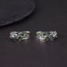 New Design Natural Topaz Earrings S925 Silver Inlaid Garnet Peridot Amethyst Colored Gemstone Earrings_ipsvogv.com
