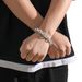 Unisex Hip Hop Bracelet O Shaped Chain 12mm Personality Trendsetter Micro Inlaid Zircon Cross Chain Men's Hip Hop Jewelry_ipsvogv.com