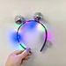New Hot Selling Disco Mirror Ball Headband Disco Ball Silver LED Luminous Headband Disco Luminous Headband_ipsvogv.com