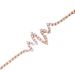 Simple All-match Electrocardiogram Lightning Anklet Personalized Couple Heart Rate Anklet Diamond Jewelry_ipsvogv.com