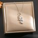 Trendy Micro Inlaid Zircon Snake Shaped Titanium Steel Necklace For Women's Fashion Personality Ins Style Collarbone_ipsvogv.com