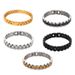 Ins Fashion Simple Hip-Hop Light Luxury Thick Titanium Steel Gold-Plated Wide Strap Chain Men's Bracelet Jewelry_ipsvogv.com