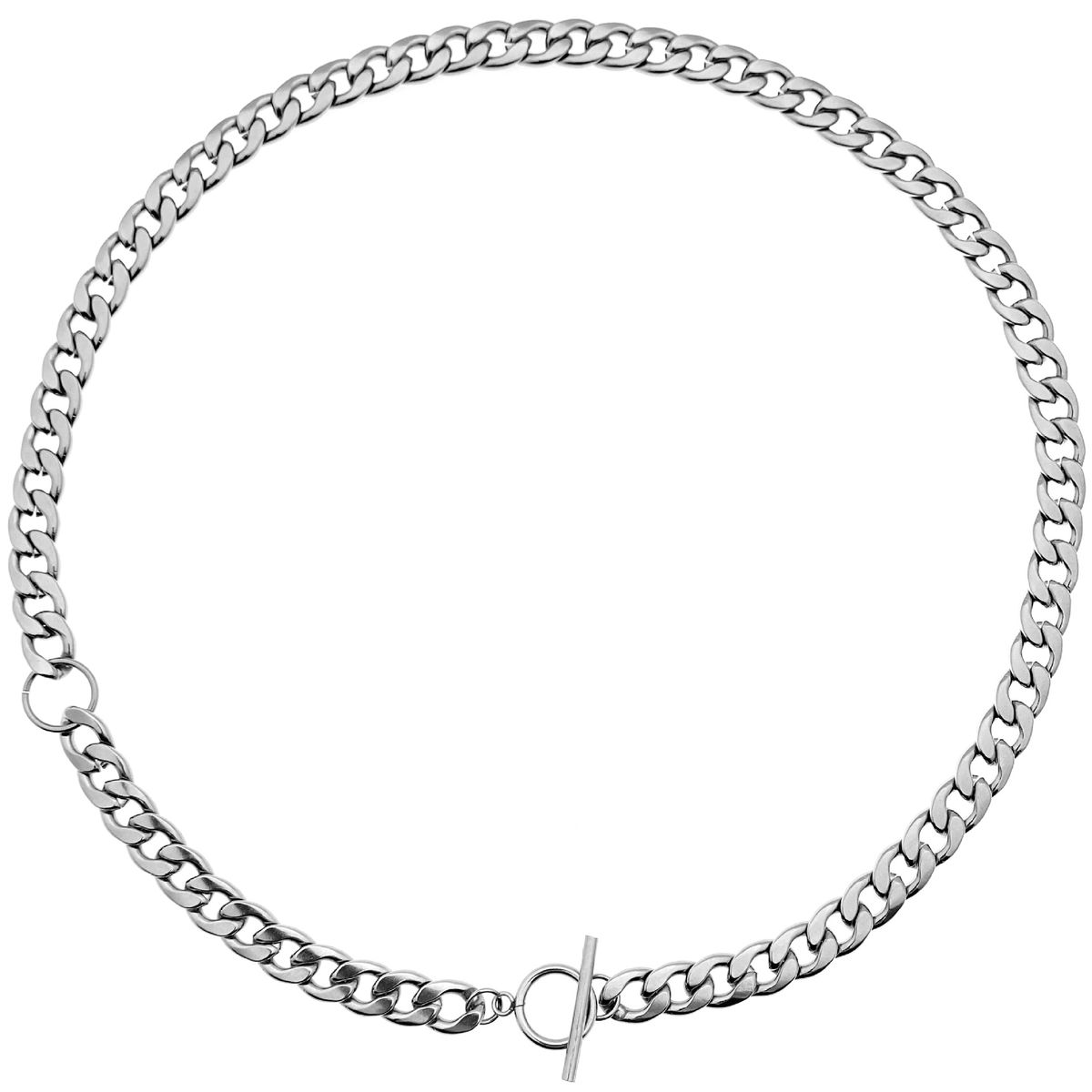 New Cuban Necklace Men And Women Titanium Steel Versatile Style Hip Hop Street Multi Layer Personality Trendy Cool Thick Chain_ipsvogv.com