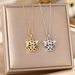 Hip Hop Leopard Head Titanium Steel Necklace Women's Micro Set Pendant Personalized And Fashionable Collar Chain Jewelry_ipsvogv.com