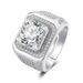 Exaggerated 5-carat Full Diamond Fashion With A Lively Korean Style Large Men's Ring Accessory_ipsvogv.com