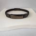 High Quality Black Woven Leather Stainless Steel Men's Bracelet With Simple And Glossy Engraved Letters_ipsvogv.com