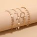 Hot Selling Chains, Fashionable Pearl Beads, Personalized And Minimalist Airplane Combination, 4-piece Set Of Ankle_ipsvogv.com