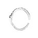 J1226 Korean Version Small And Minimalist S Sterling Silver Diamond Inlaid Fine For Women's Instagram Style Open Wrinkle_ipsvogv.com