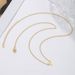 Simple Plain Copper Plated Real Gold Cross Necklace Female Summer Ins Cold Style Light Luxury Niche Design Clavicle Chain_ipsvogv.com