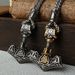 Hot Selling Titanium Viking Pendant Stainless Steel Thor Hammer Necklace, Men's Jewelry_ipsvogv.com