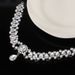 New Diamond Set Pearl Necklace, Exaggerated Fashion Wedding Dress, Banquet Accessories_ipsvogv.com
