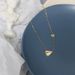 Paper Airplane Geometric Pentagonal Necklace Collarbone Titanium Steel Gold Women's Short Chain Jewelry_ipsvogv.com