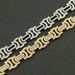 Hip hop full diamond patchwork men's personalized neckchain necklace, exaggerated and domineering geometric glitter pink_ipsvogv.com