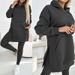 Women's Clothing sports leisure hooded sweatshirt thickened threaded leggings two piece suit_ipsvogv.com